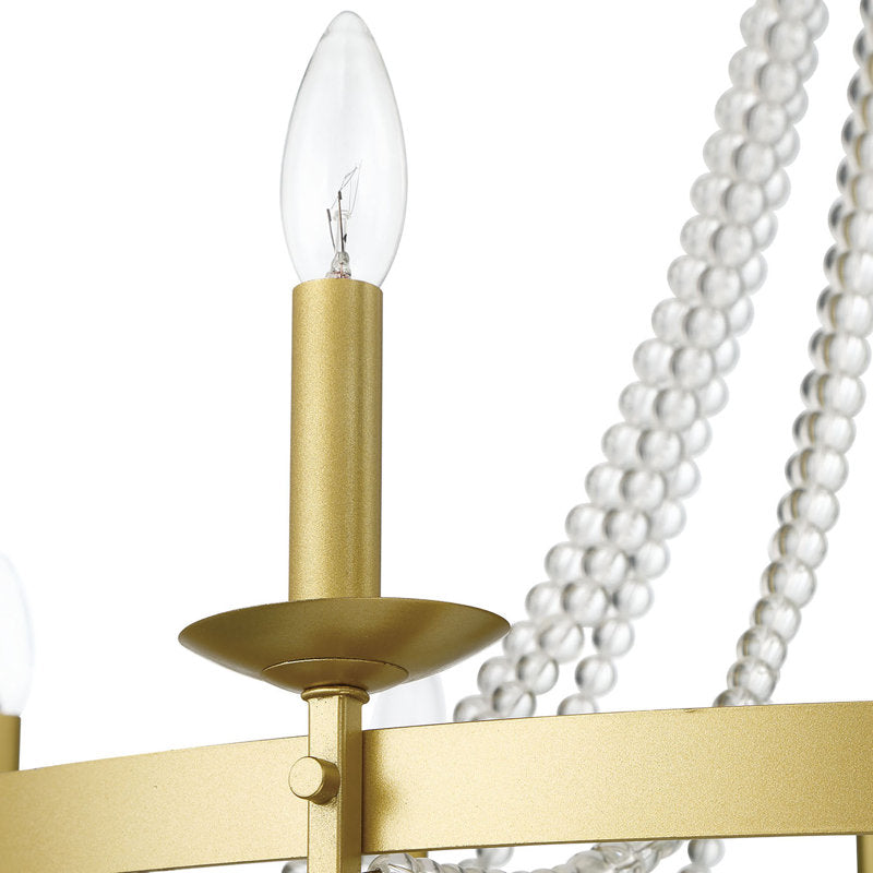 12 light crystal wagon wheel chandelier (6) by ACROMA