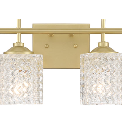 Elayne 4-Light Unique Glass Vanity Light