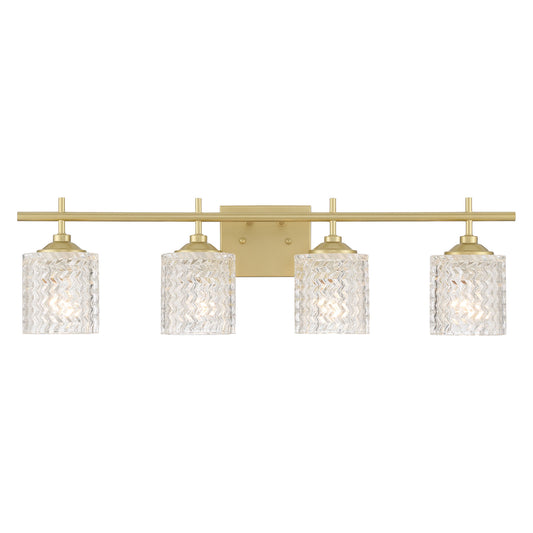 Elayne 4-Light Unique Glass Vanity Light