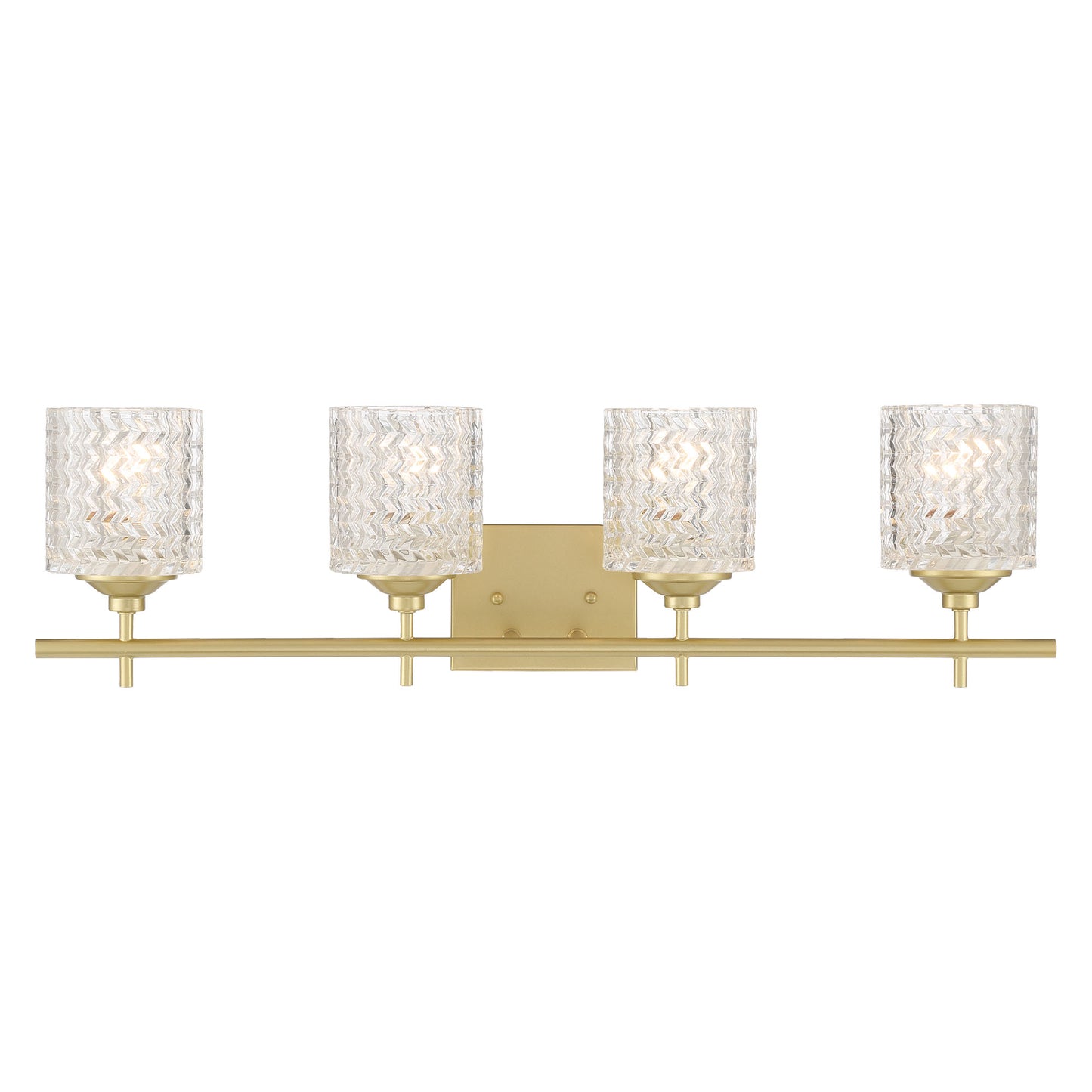 Elayne 4-Light Unique Glass Vanity Light