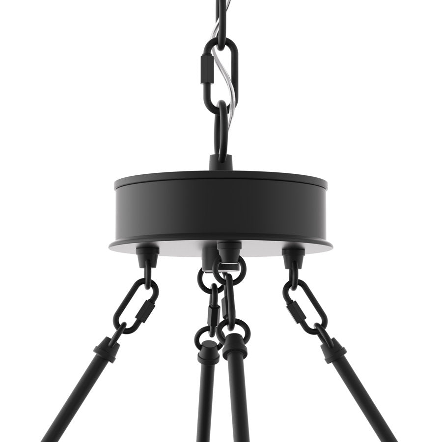 Amie 12-Light Candle Style Wagon Wheel Chandelier UL Listed