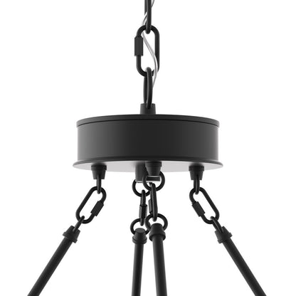 Amie 12-Light Candle Style Wagon Wheel Chandelier UL Listed