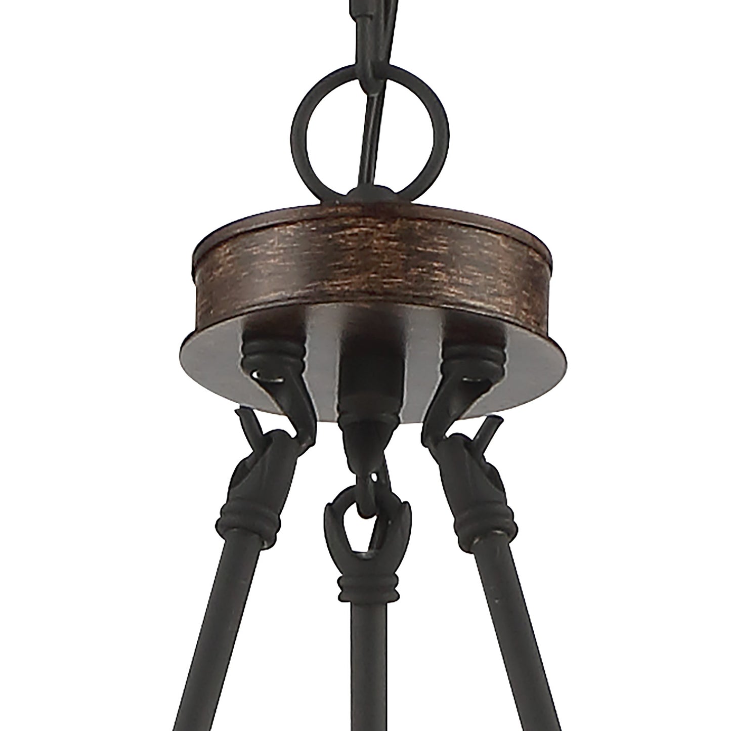 Davis 18-Light Candle Style Wagon Wheel Tiered Chandelier UL Listed