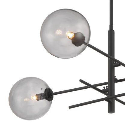 Darell 4-Light Sputnik Modern Linear Chandelier