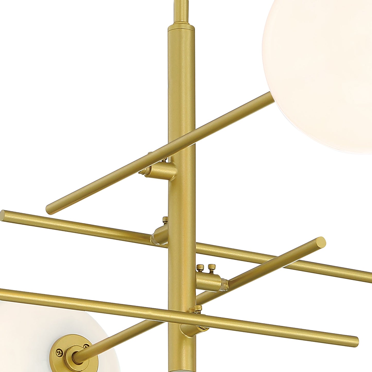 Darell 4-Light Sputnik Modern Linear Chandelier