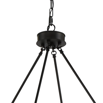 Denver 12-Light Traditional Candle Style Wagon Wheel Chandelier UL Listed