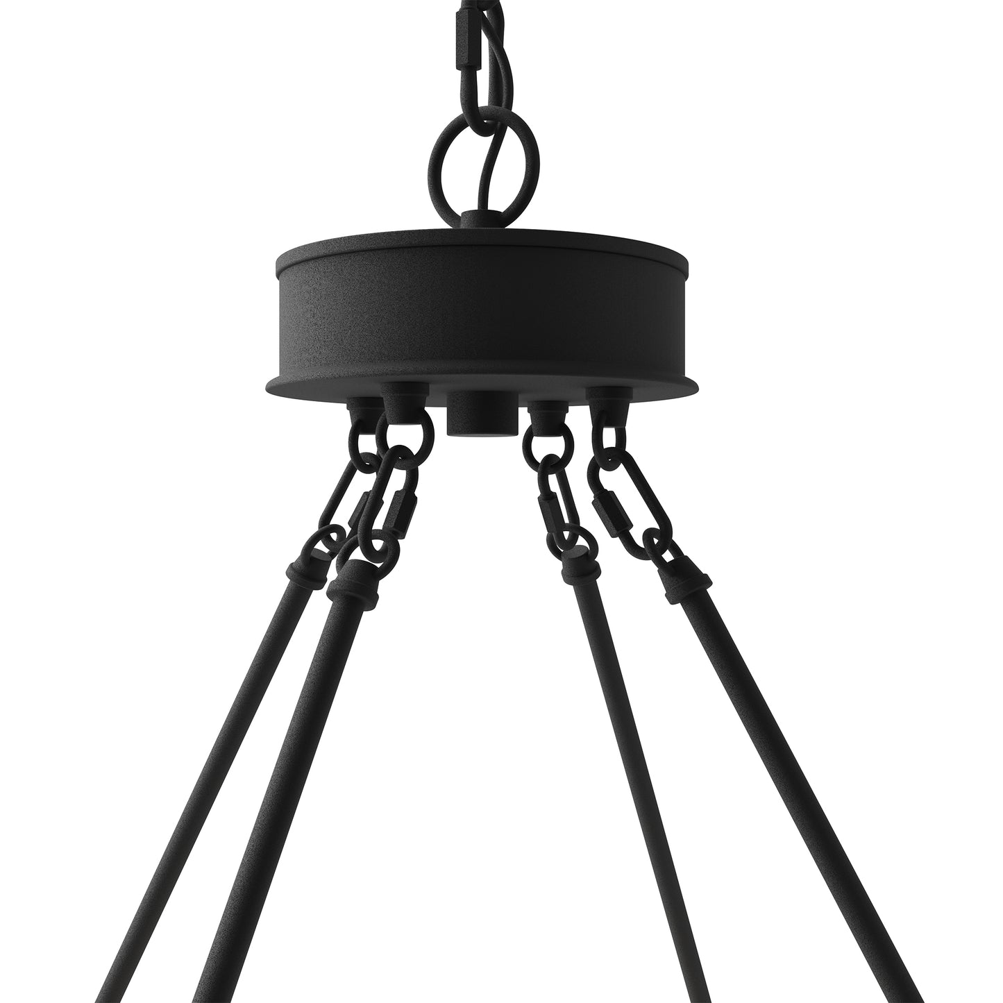 Windsor 12-Light Unique Candle Style Wagon Wheel Chandelier