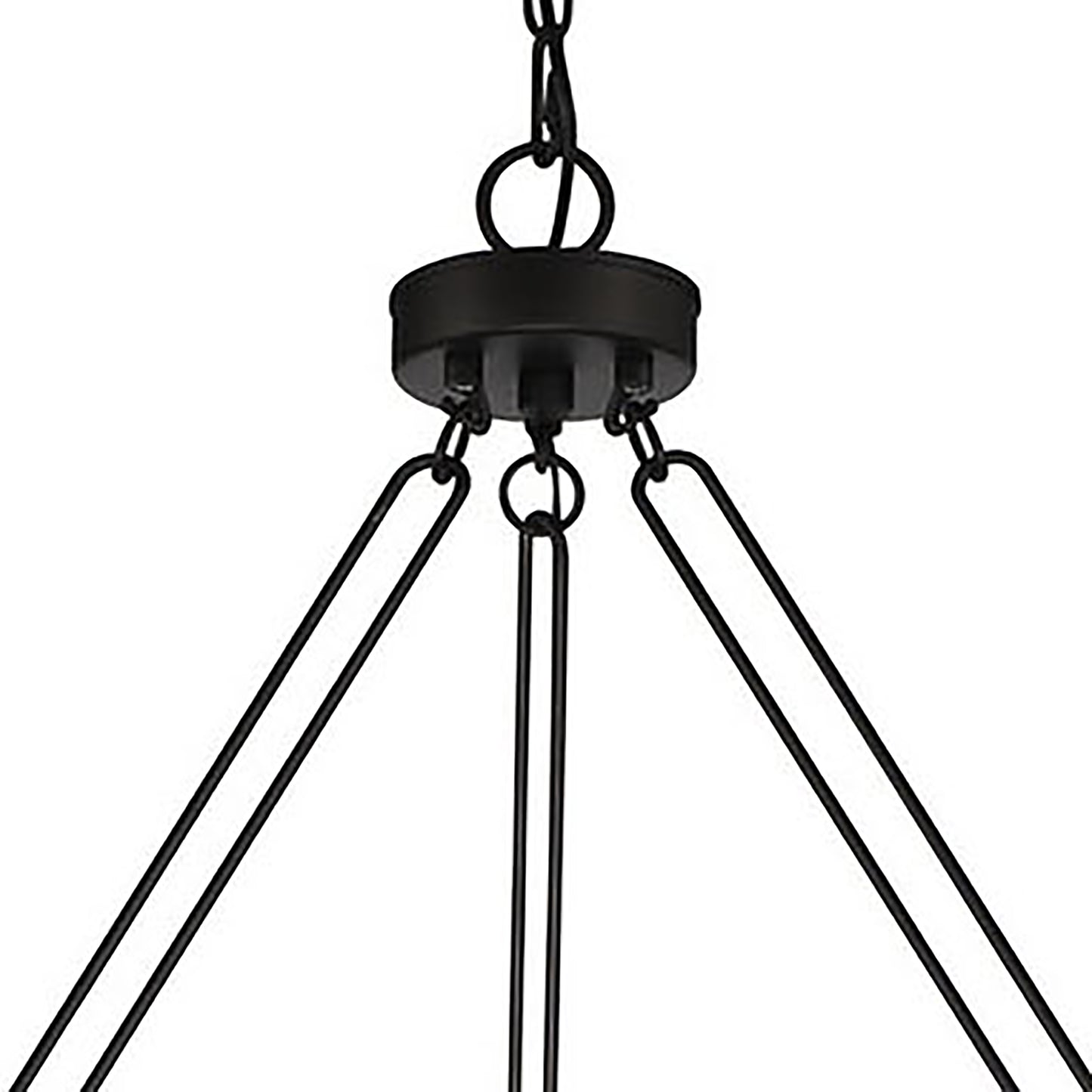 Montgomery 12-Light Candle Style Wagon Wheel Chain Chandelier