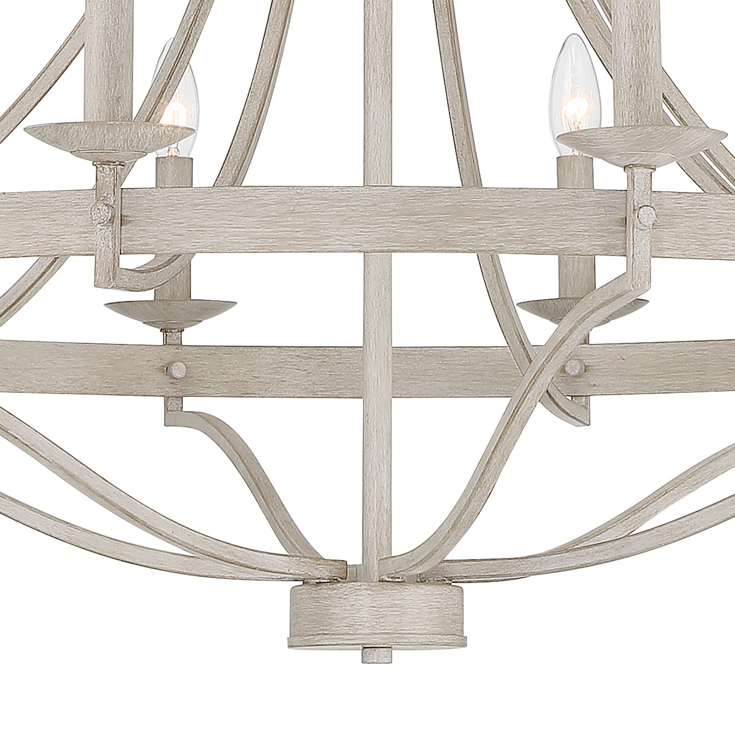 Chanton 12-Light Classic Candle Style Wagon Wheel Chandelier UL Listed