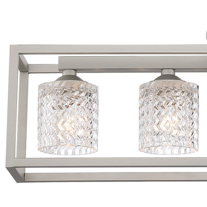 Greeley 3-Light Kitchen Island Rectangle Pendant