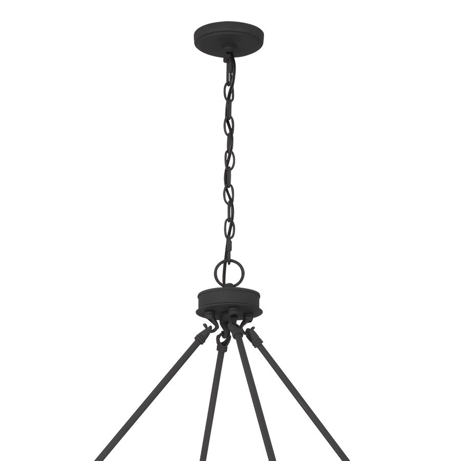 Hamden 24-Light Candle Style Wagon Wheel Chandelier UL Listed