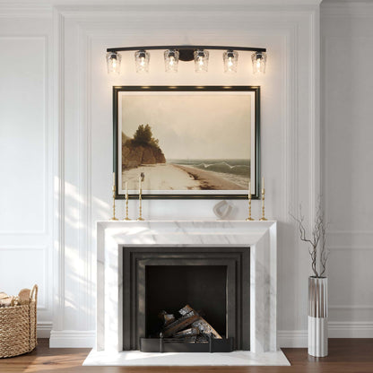 Waycross 6-Light Honeycomb Design Bathroom Vanity Light