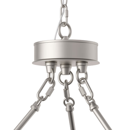 Martanae 15-Light Candle Style Wagon Wheel Chandelier UL Listed