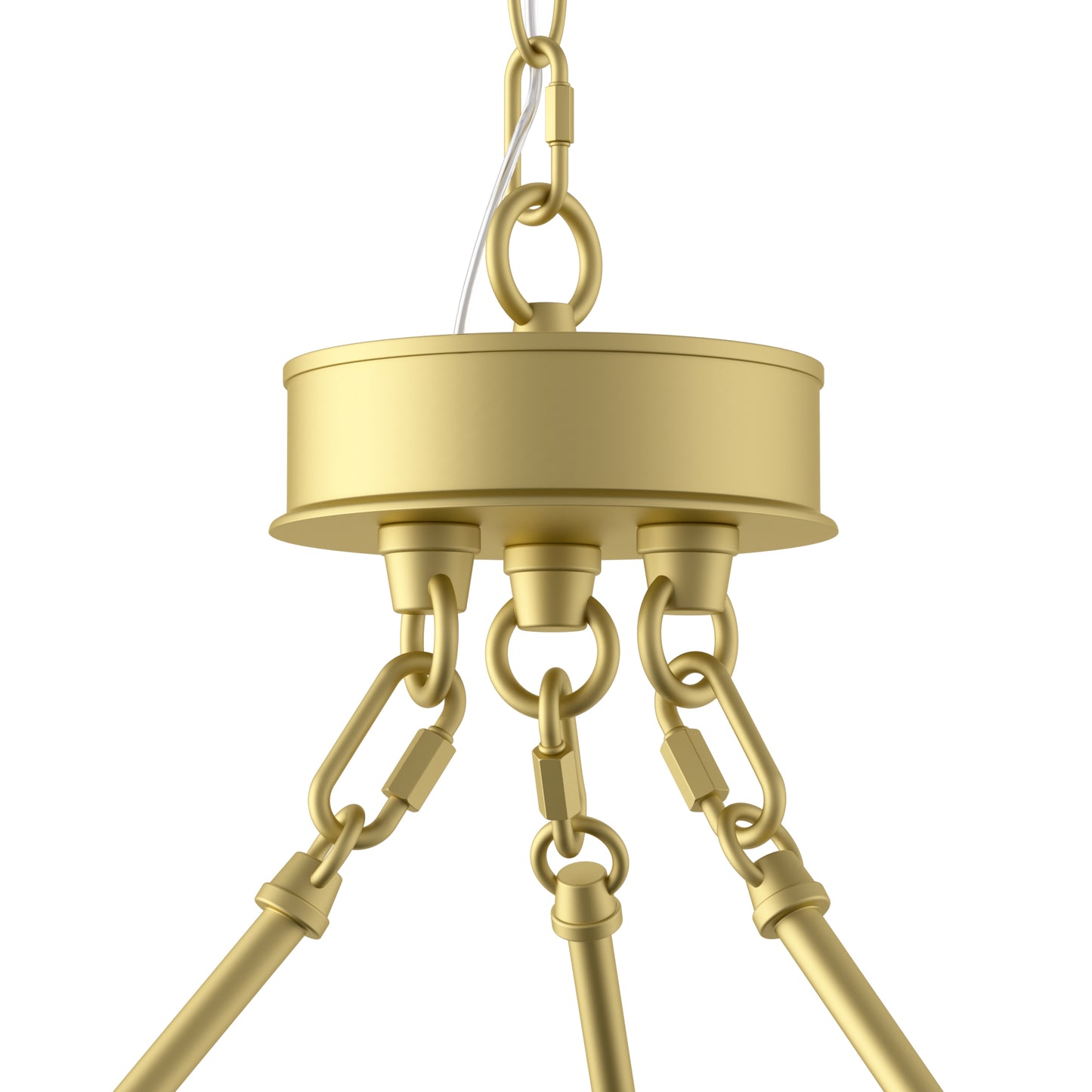 Martanae 15-Light Candle Style Wagon Wheel Chandelier UL Listed