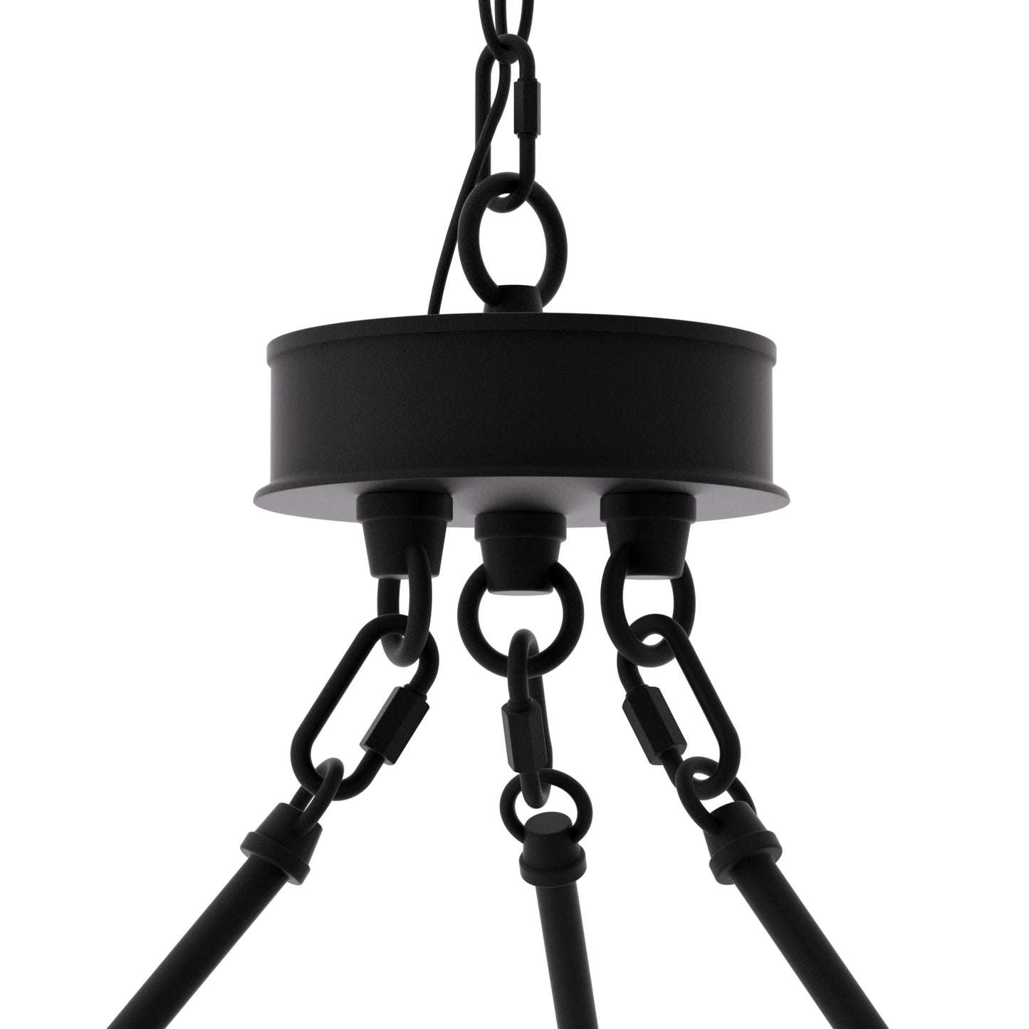 Martanae 15-Light Candle Style Wagon Wheel Chandelier UL Listed