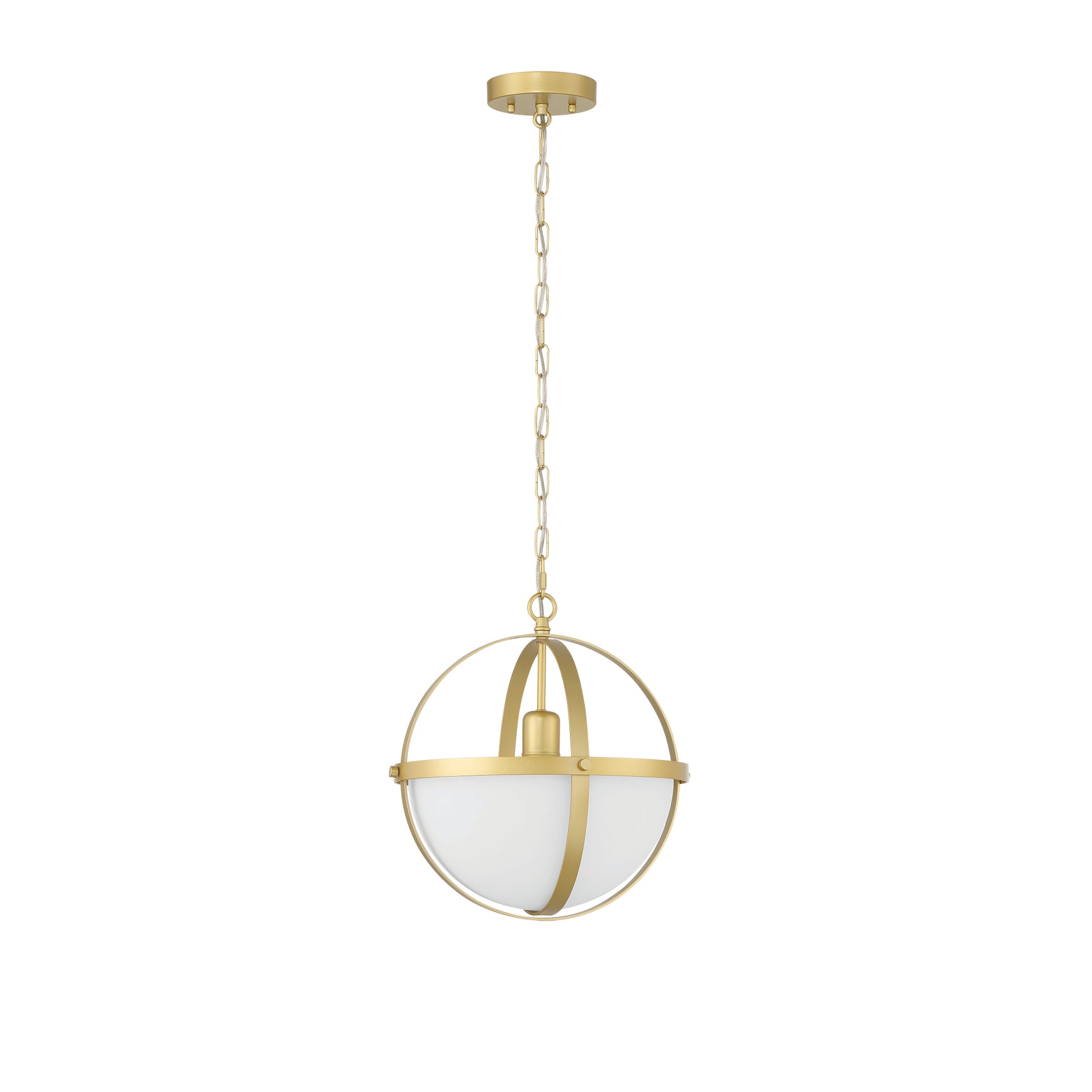 1 light gold sphere pendant (6) by ACROMA