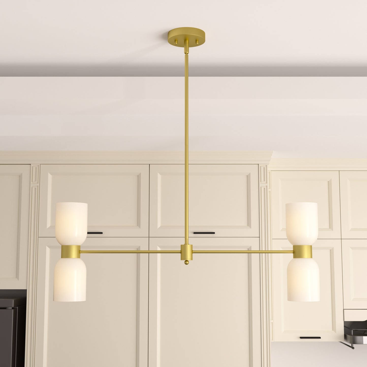 Carthage 4-Light Modern Linear Chandelier