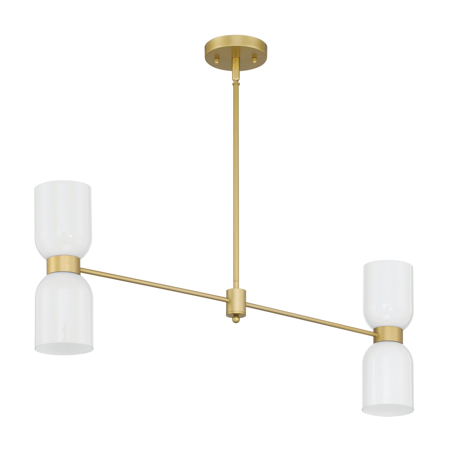 Carthage 4-Light Modern Linear Chandelier