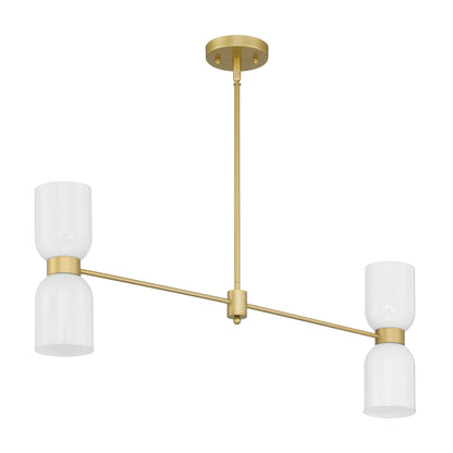 Carthage 4-Light Modern Linear Chandelier