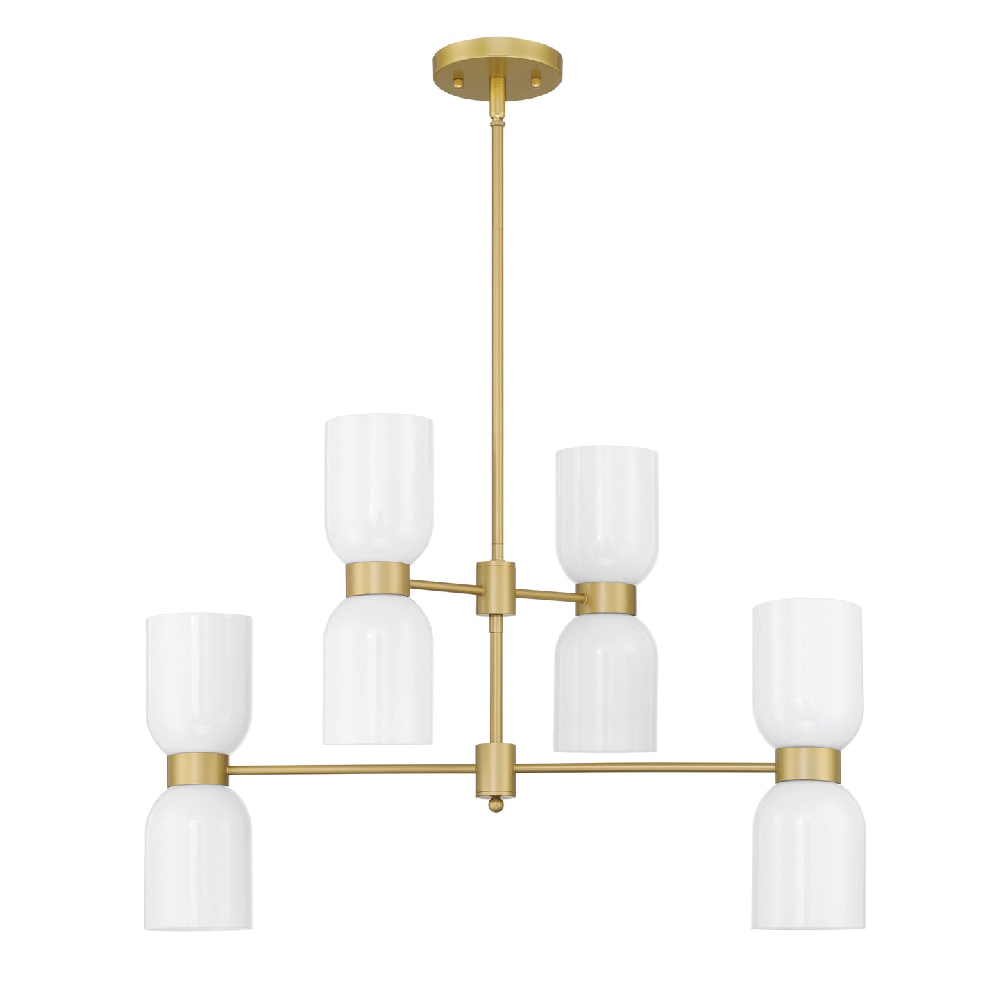 8 light modern linear chandelier (11) by ACROMA