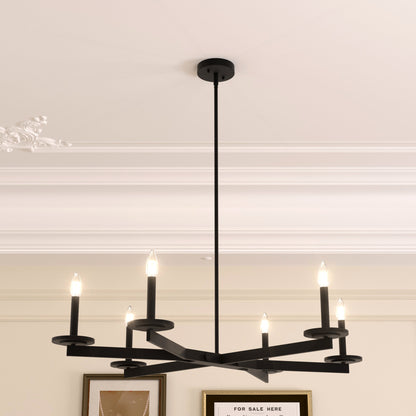 Adelina 6-Light Modern Linear Chandelier UL Listed