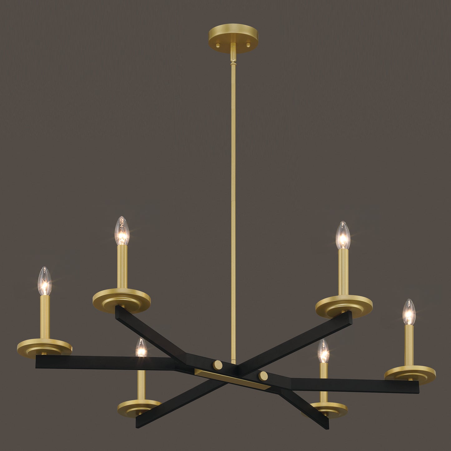 Adelina 6-Light Modern Linear Chandelier UL Listed