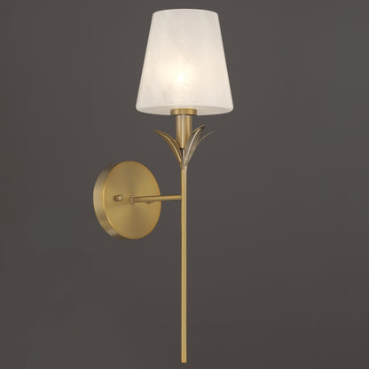 Aime 1-Light Vintage Gold Wallchiere