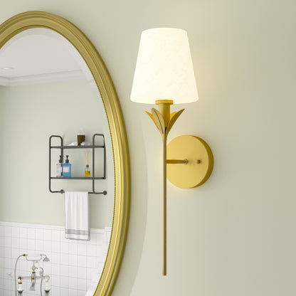 Aime 1-Light Vintage Gold Wallchiere