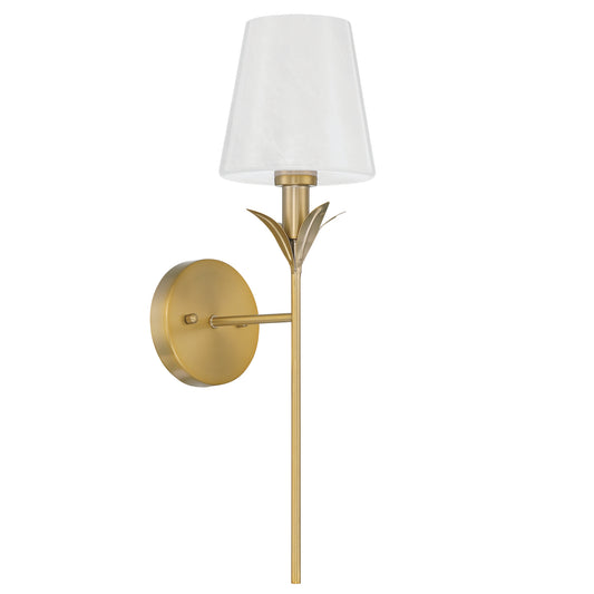 Aime 1-Light Vintage Gold Wallchiere