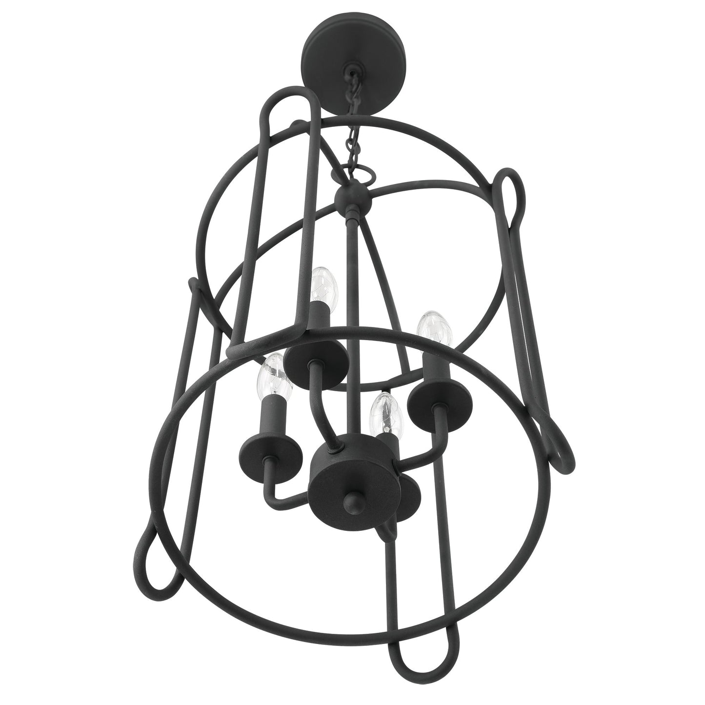 Telluride 4-Light Lantern Cage Chandelier