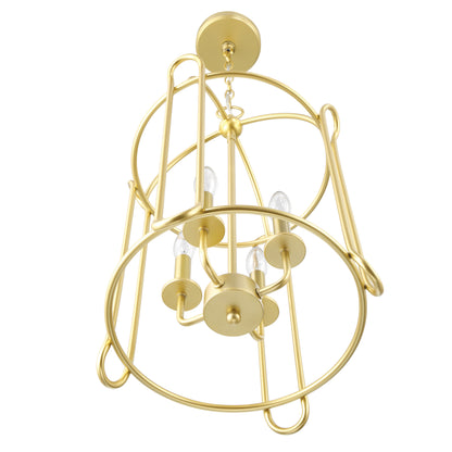 Telluride 4-Light Lantern Cage Chandelier