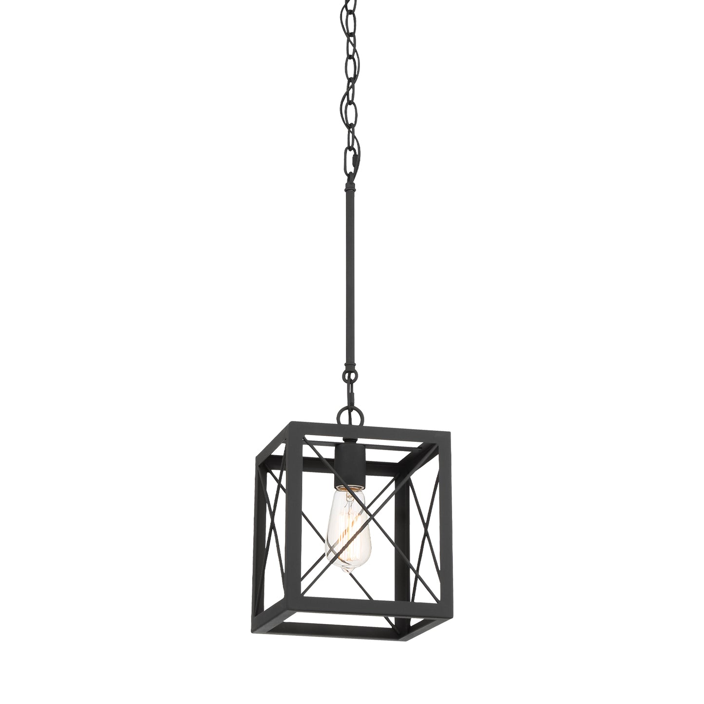 Alodie 1-Light Lantern Square Pendant UL Listed