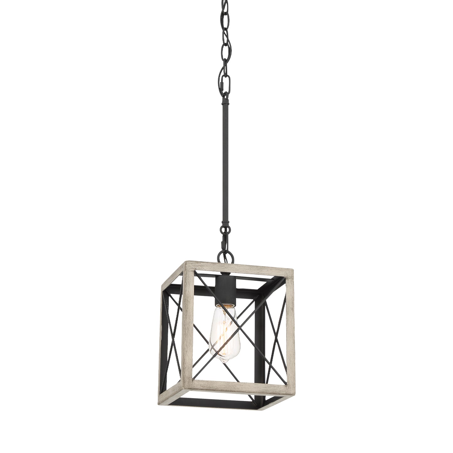 Alodie 1-Light Lantern Square Pendant UL Listed