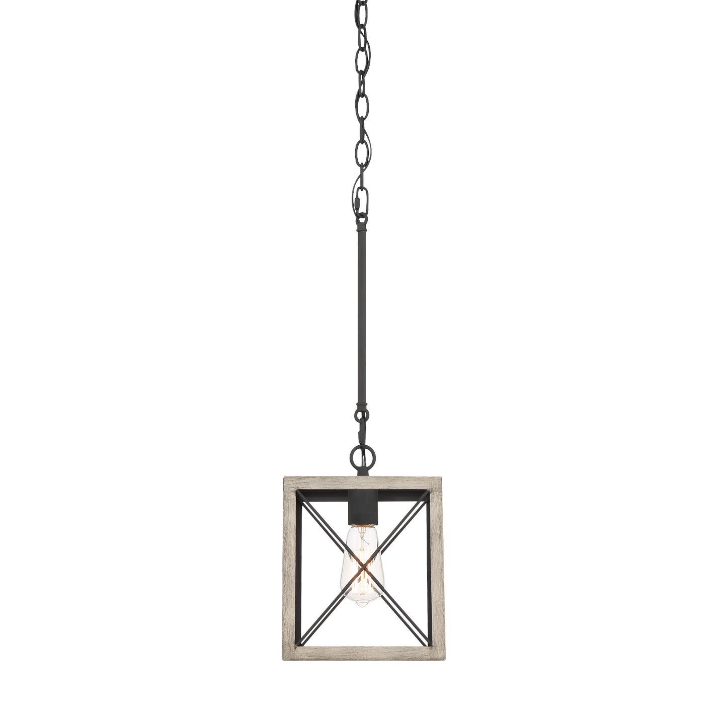 Alodie 1-Light Lantern Square Pendant UL Listed