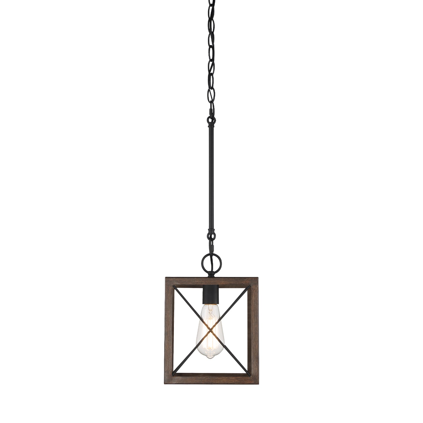 Alodie 1-Light Lantern Square Pendant UL Listed