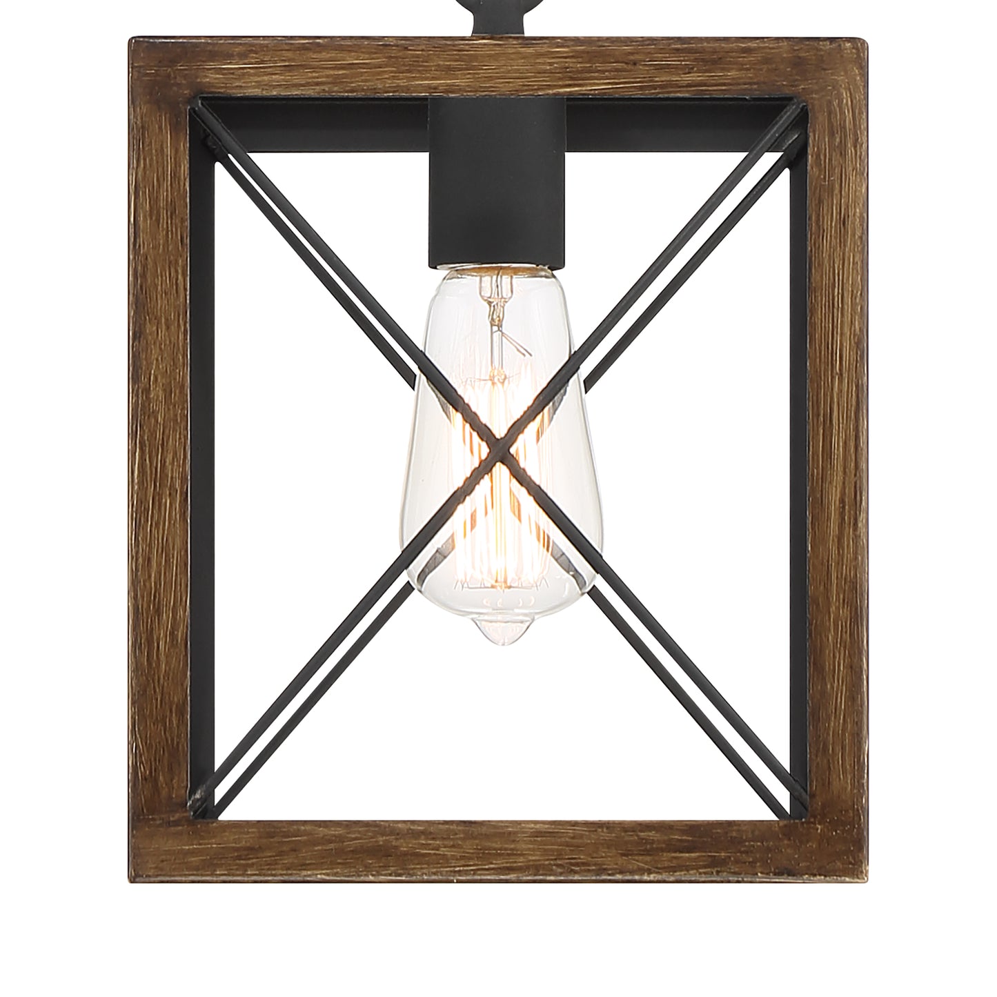 Alodie 1-Light Lantern Square Pendant UL Listed