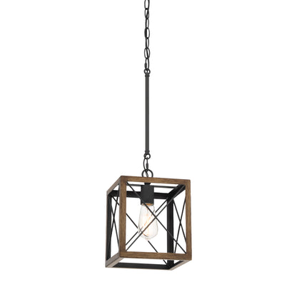 Alodie 1-Light Lantern Square Pendant UL Listed