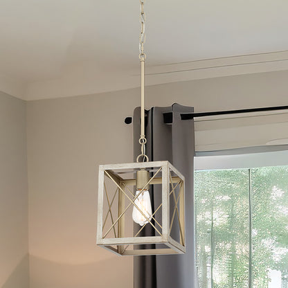 Alodie 1-Light Lantern Square Pendant UL Listed