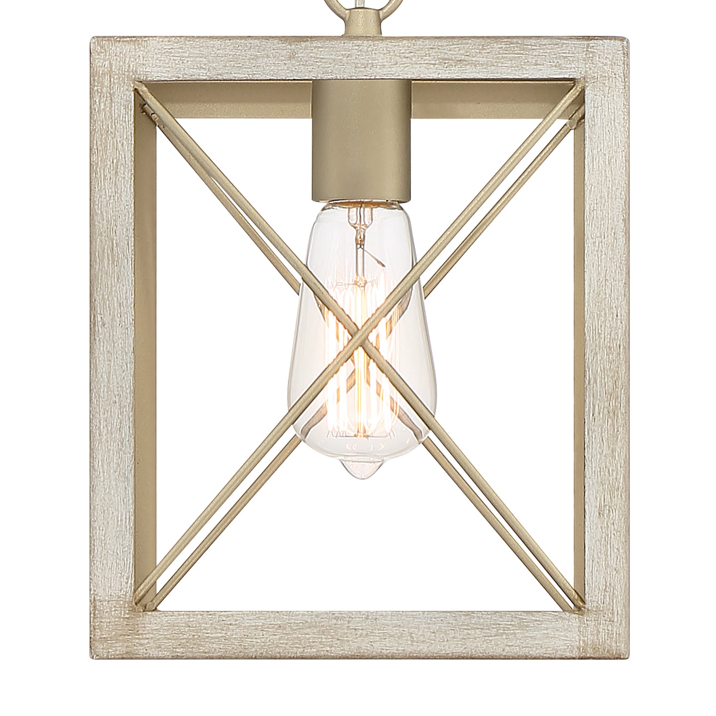 Alodie 1-Light Lantern Square Pendant UL Listed