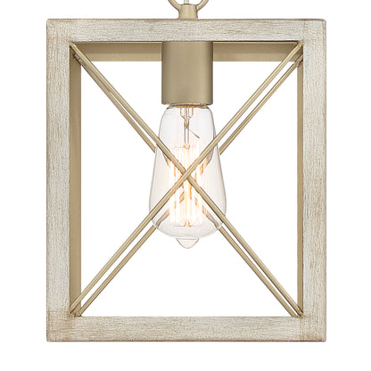 Alodie 1-Light Lantern Square Pendant UL Listed