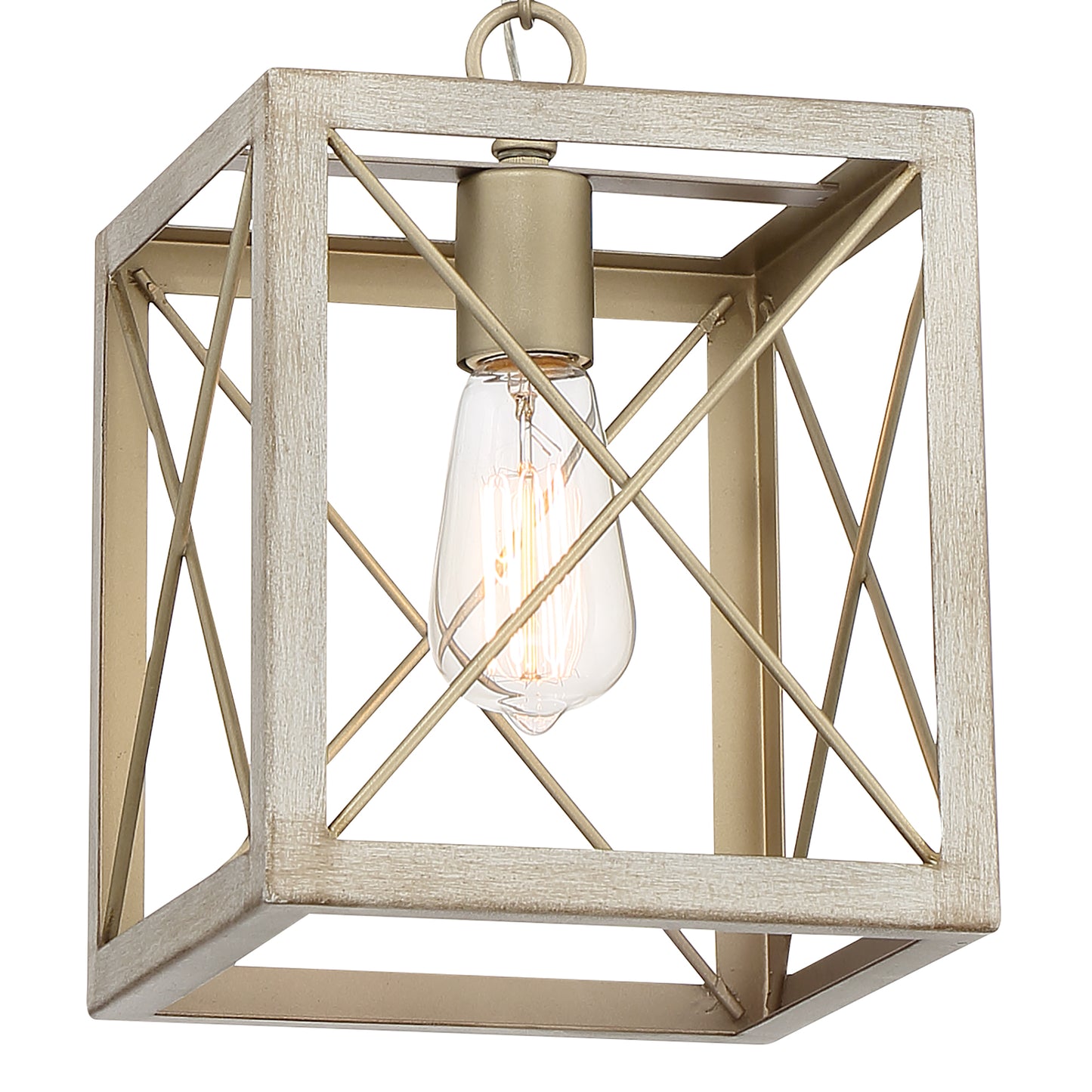 Alodie 1-Light Lantern Square Pendant UL Listed