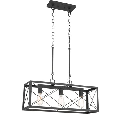 Alodie 3-Light Kitchen Island Rectangle Pendant UL Listed