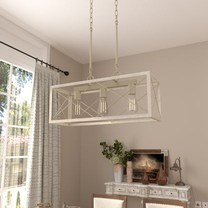 Alodie 3-Light Kitchen Island Rectangle Pendant UL Listed