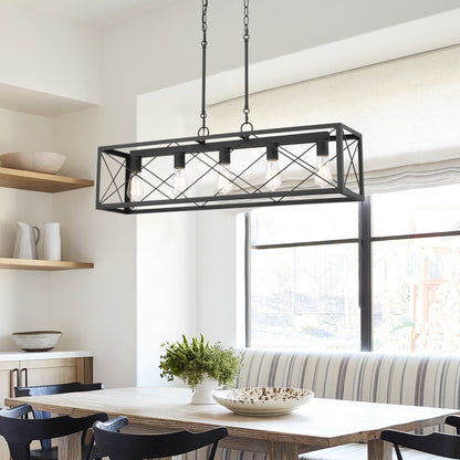 Alodie 5-Light Linear Kitchen Island Pendant UL Listed