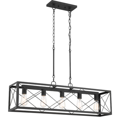 Alodie 5-Light Linear Kitchen Island Pendant UL Listed