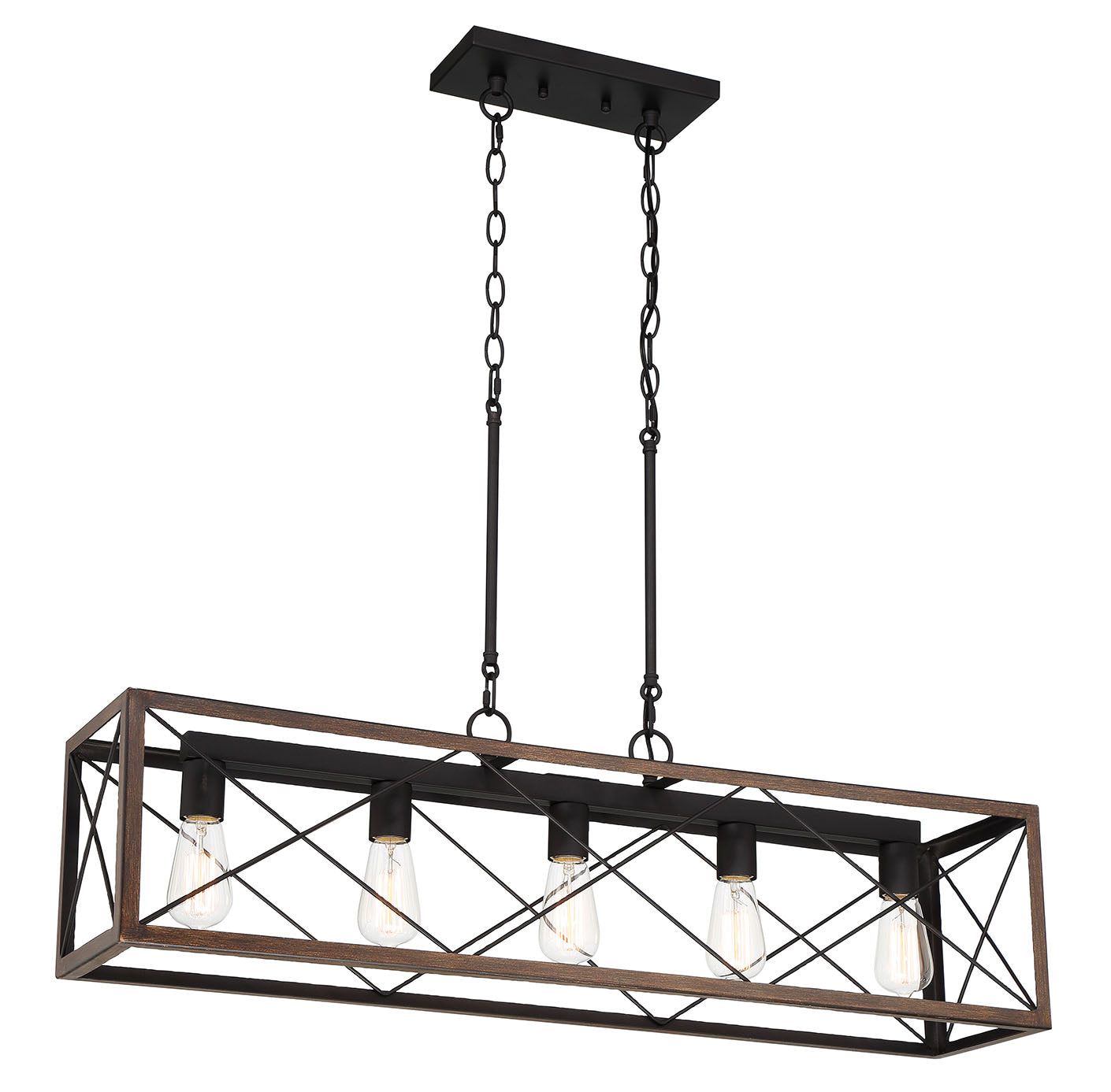 Alodie 5-Light Linear Kitchen Island Pendant UL Listed