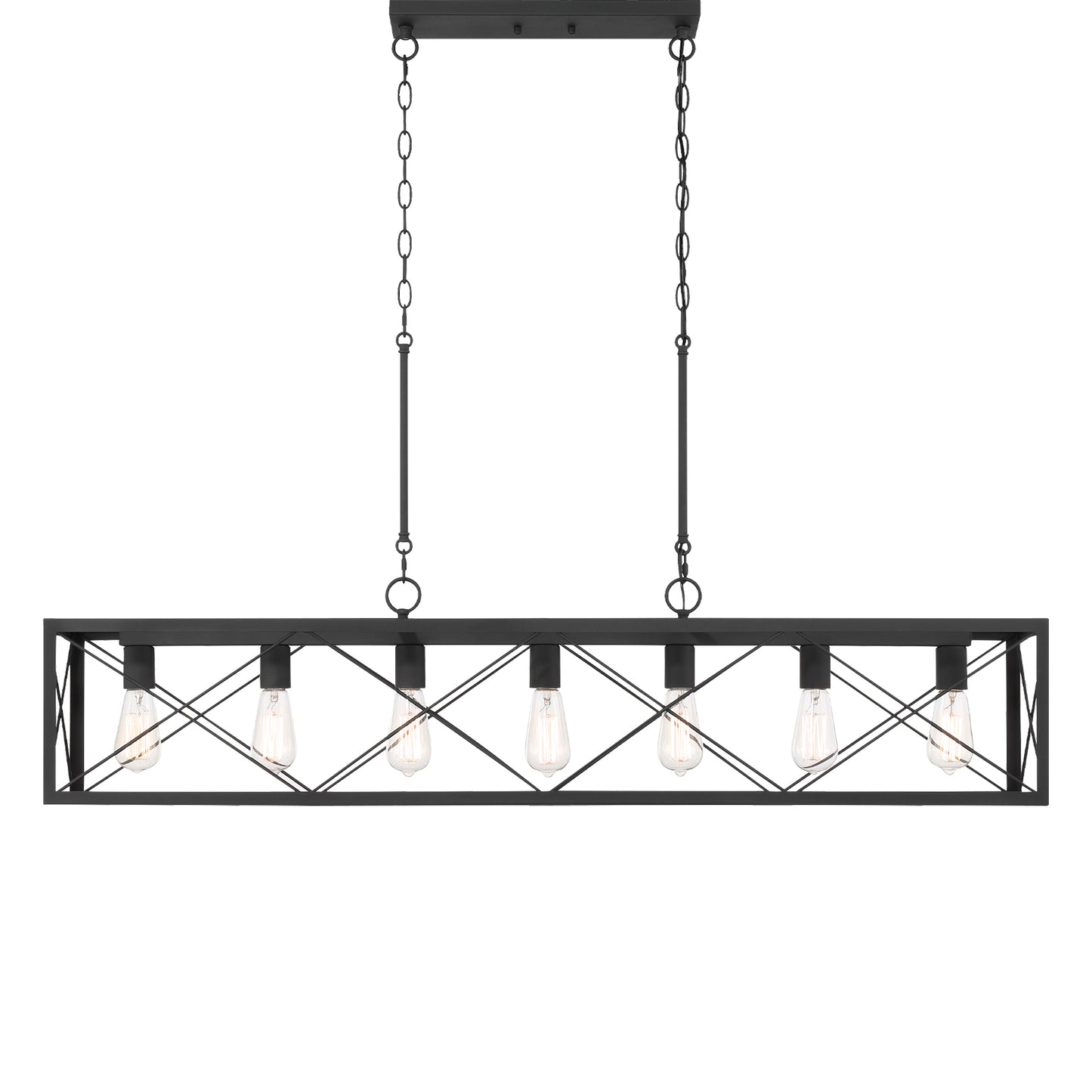 Alodie 7-Light Linear Rectangle Pendant UL Listed