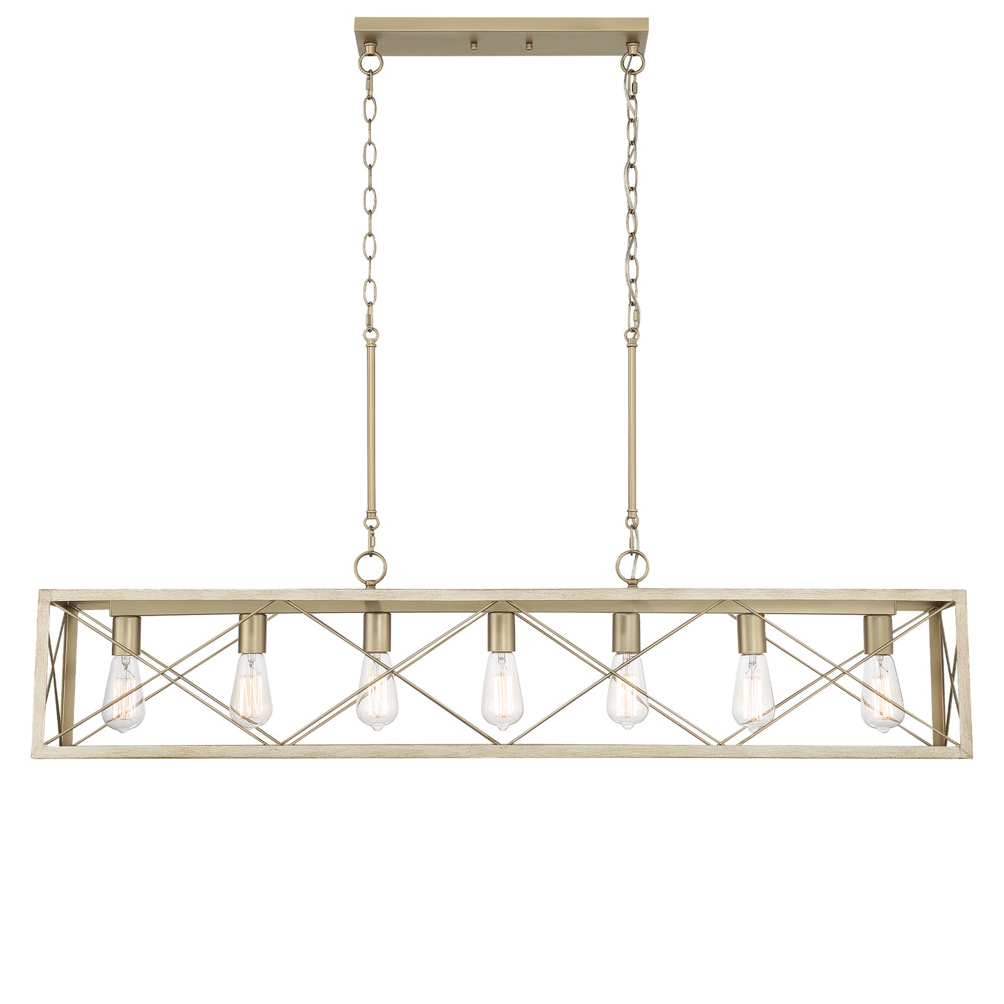 Alodie 7-Light Linear Rectangle Pendant UL Listed