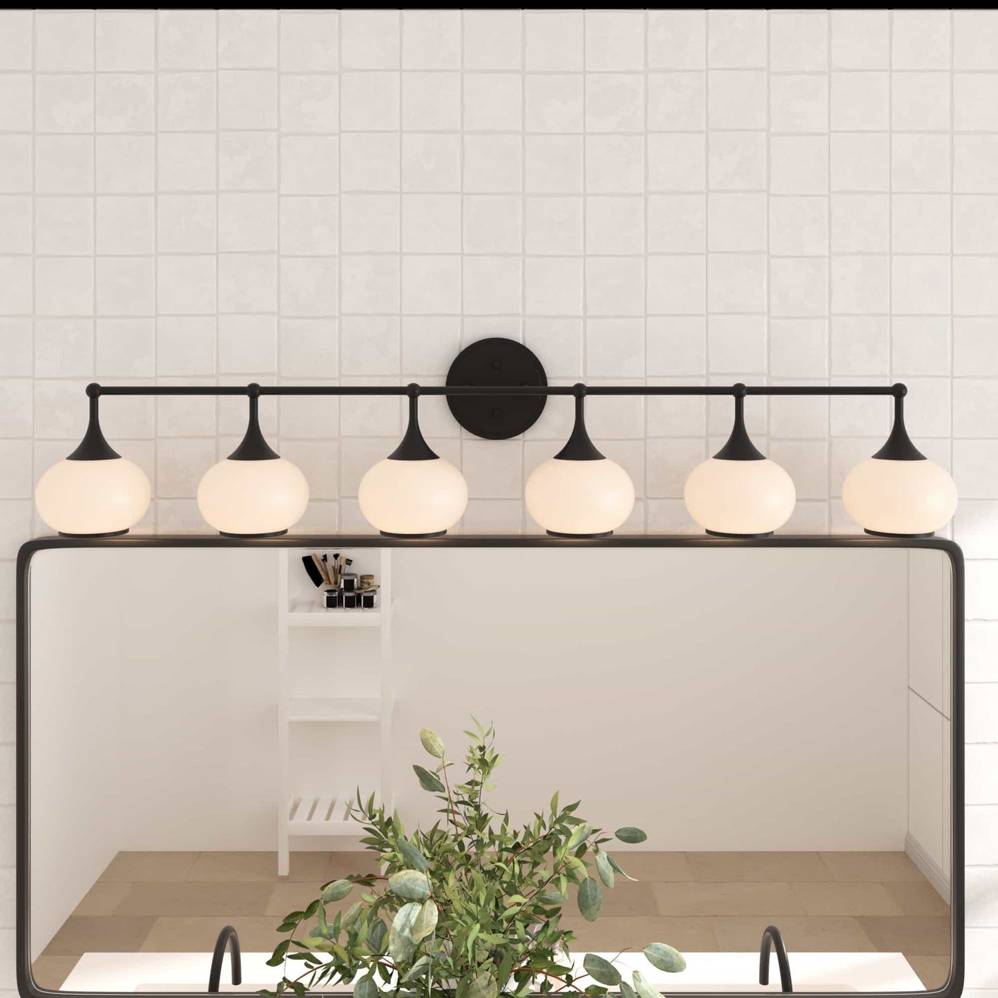 6 - Light Dimmable Vanity Light