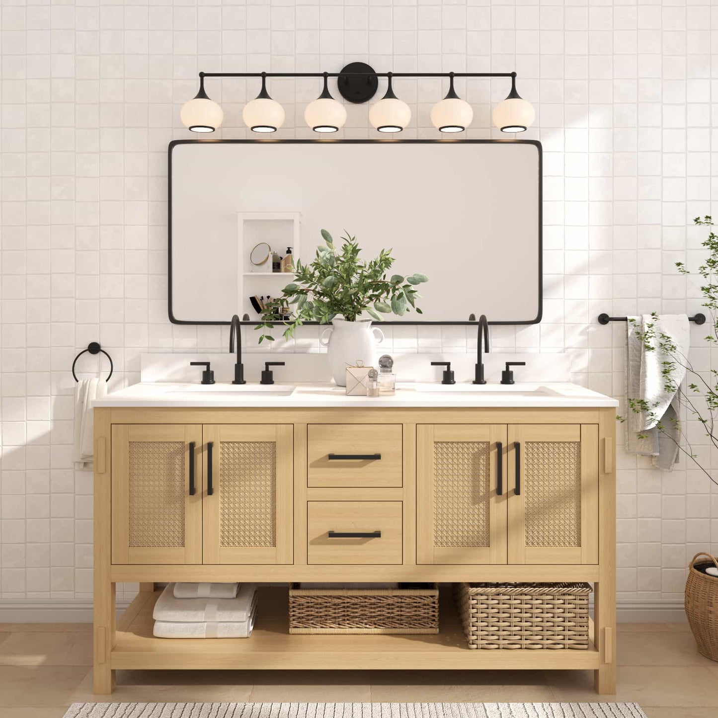 6 - Light Dimmable Vanity Light
